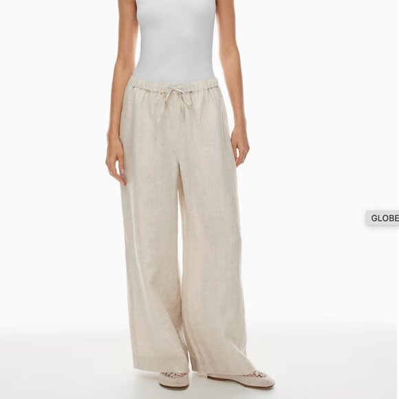 Aritzia Little Moon Globetrot Wide Leg Pants (💯 organic linen) - Picture 13 of 13